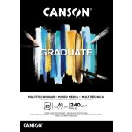 Canson Skicák Graduate Black Drawing 20 listů 120 gsm A4 – Zboží Dáma