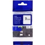Kompatibilní páska s BROTHER TZe-223 9mm modrý tisk/bílý podklad (PLTB37) – Zboží Mobilmania