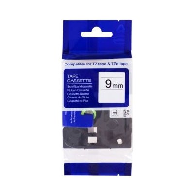 Kompatibilní páska s BROTHER TZe-223 9mm modrý tisk/bílý podklad (PLTB37) – Zboží Mobilmania