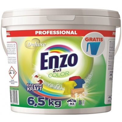 Enzo Deluxe prací prášek Professional 2in1 Color 6,5 kg 92 PD – Zbozi.Blesk.cz