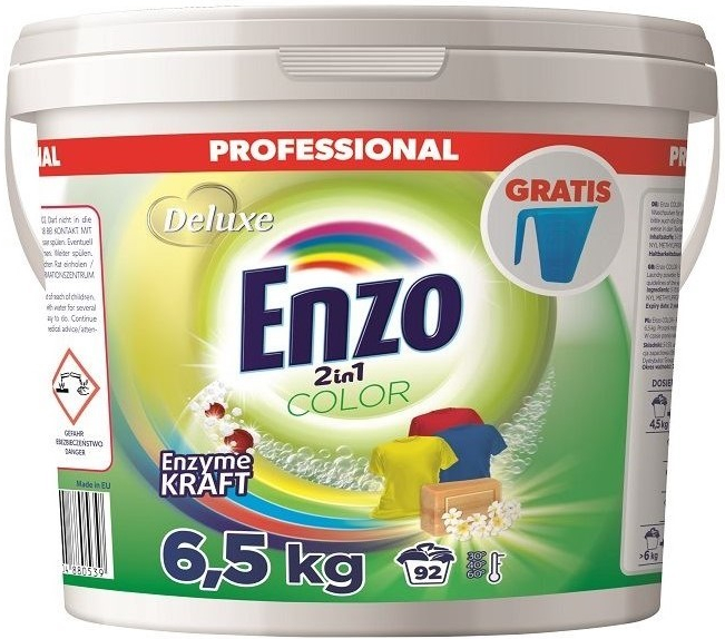 Enzo Deluxe prací prášek Professional 2in1 Color 6,5 kg 92 PD