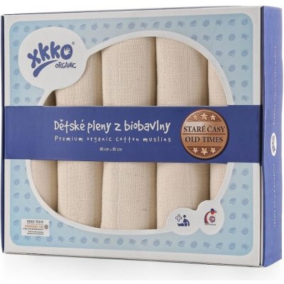 Kikko Biobavlněné Staré časy 80 x 80 Natural 5 ks – Hledejceny.cz