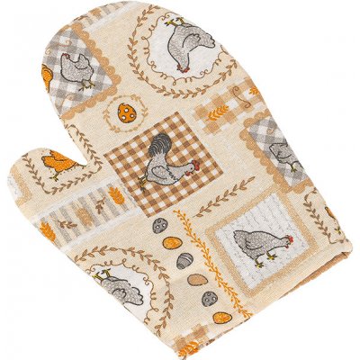 Bellatex Kuchyňská chňapka Velikonoce Slepička béžová 28 x 18 cm – Zboží Dáma