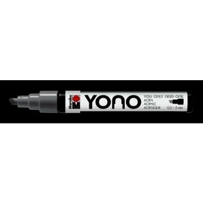 Marabu YONO akrylový popisovač 0,5-5 mm - šedý – Sleviste.cz