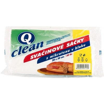 Q-Clean svačinové sáčky 20 x 30 cm - 50 ks