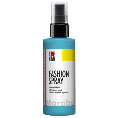 Barva na textil ve spreji Marabu Fashion-Spray 100 ml modř karibská 091