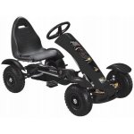 Super-Toys F618 Černá šlapací motokára – Zboží Mobilmania