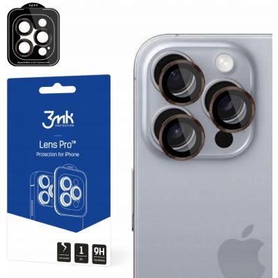 3mk Lens Protection Pro pro Apple iPhone 16 Pro /16 Pro Max Brown - 5903108588607 – Zboží Živě