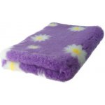 VetBed protiskluz DryBed Fialová se srdíčky – Zboží Mobilmania