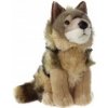 Plyšák Maskot Uni-Toys vlk sedící 30 cm