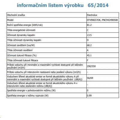 Electrolux EFV90657OK – Hledejceny.cz