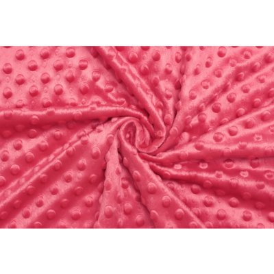 Minky fleece - Růžová telemagenta – Zboží Mobilmania
