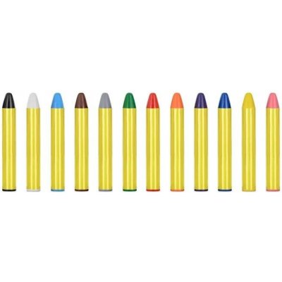 Tužky na obličej barevné 12 ks