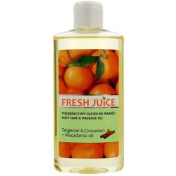 Fresh Juice Energy Tangerine & Cinnamon & Macadamia oil pečující a masážní olej 150 ml
