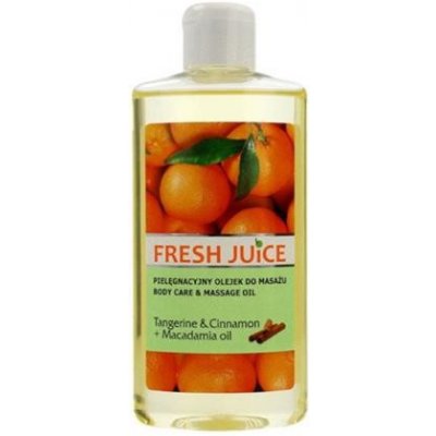 Fresh Juice Energy Tangerine & Cinnamon & Macadamia oil pečující a masážní olej 150 ml