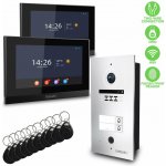 EVOLVEO DoorPhone ID-2, 2drátový videotelefon pro dva byty s RFID, otiskem prstu a podporou ONVIF ka DP-ID-2-S – Hledejceny.cz