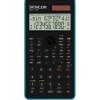 Kalkulátor, kalkulačka Sencor SEC 150 BU školní - displej 10+2 místa / černomodrá