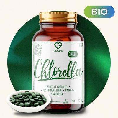 Goodie Chlorella tablety BIO 150 g