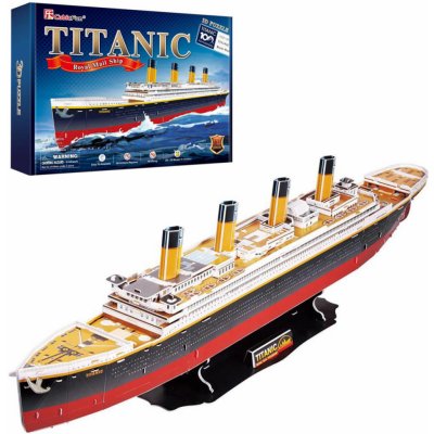 CubicFun 3D puzzle Titanic velký 113 ks – Zboží Mobilmania