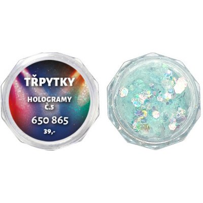 Expa-nails expanails třpytky na zdobení nehtů hologramy č.5 green 2 g – Hledejceny.cz