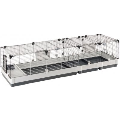 Ferplast Králičí klec Krolik 200 šedá 205 x 60 x 50 cm – Zboží Dáma