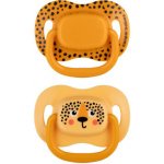 Canpol babies set symetrických silikon dudlíků BabiesBoo 2ks oranžová – Zboží Dáma