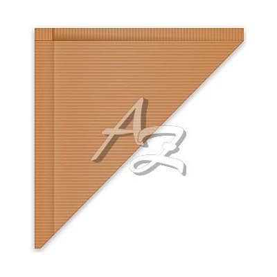 Papírový kornout,kraft, vázaný (PAP)(FSC Mix) 17x17 cm , 100g (70817.1 - 10D,P12) 100ks – Sleviste.cz
