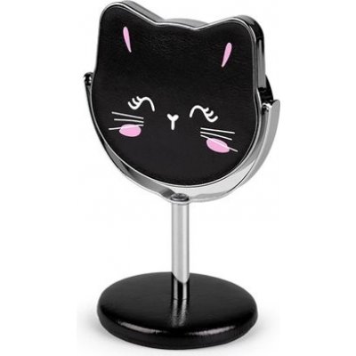 Fuzio Stolní kosmetické zrcátko Kočička černá 900504s2 – Zboží Mobilmania