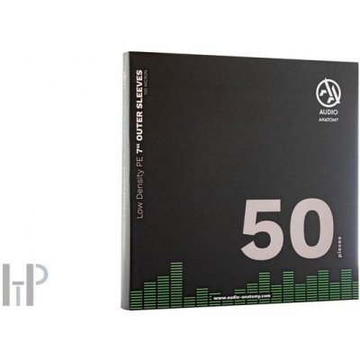 Audio Anatomy 7" VINYL OUTER PE SLEEVES: Vnější obal pro LP 50 ks – Zboží Živě