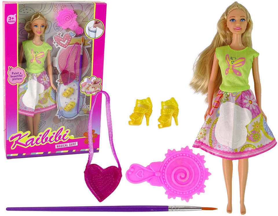 Lean Toys Panenka s malovanými šaty