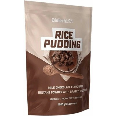 BioTech USA Rýžový Pudink, Mléčná čokoláda, 1000 g – Hledejceny.cz