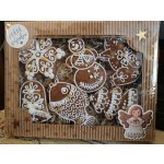 Meduňka pekařství perníkářství Dárková kazeta vánočního perníku 160 g – Zboží Dáma