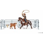Schleich Kovboj s lasem na koni a příslušenství – Zboží Dáma