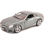 Bburago Plus Mercedes Benz SL 500 Hardtop stříbrná 1:24 – Hledejceny.cz