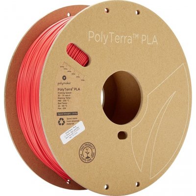 Polymaker PolyTerra PLA 1.75mm Lava Red 1kg – Zboží Mobilmania