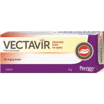 VECTAVIR TÓNOVANÝ KRÉM NA OPARY DRM 10MG/G CRM 1X2G