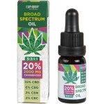 Euphoria CBD konopný širokospektrální olej 20 % 10 ml – Hledejceny.cz