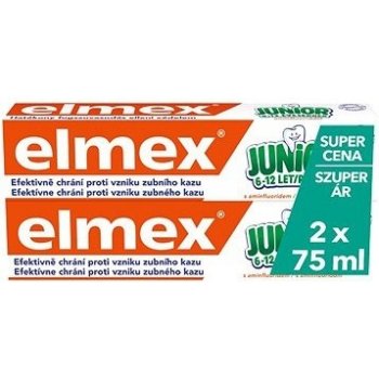 Elmex Junior 12 let duopack zubní pasta 2 x 75 ml