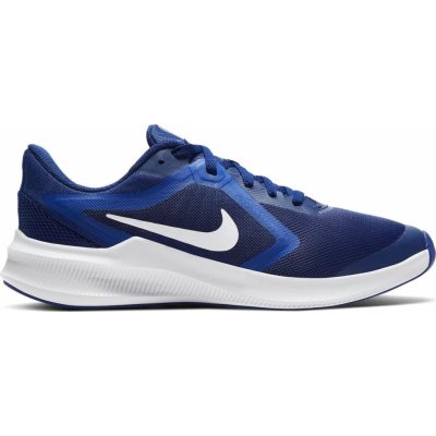 Nike Downshifter 10 GS deep royal blue/white/hyper blue – Zboží Mobilmania