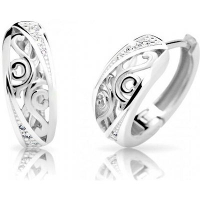 Cutie Jewelllery - Diamonds Náušnice z bílého zlata s diamanty DZ6462-2134-80-00-X-2