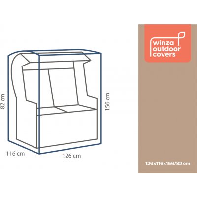 Winza Obal na plážové křeslo 126x116x156/135 cm – Hledejceny.cz