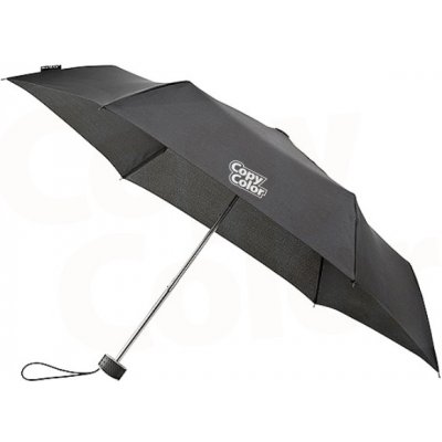 Plochý skládací deštník Malibu černý