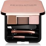 Makeup Revolution London Brow Sculpt Kit set a paletka na obočí Brown 2,2 g – Zboží Dáma Makeup Revolution London Brow Sculpt Kit set a paletka na obočí Brown 2,2 g – Zboží Dáma