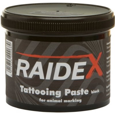 Barva tetovací Raidex černá 600g kelímek