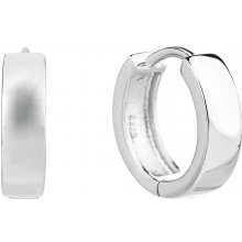 Bealio stříbrné náušnice HLADKÉ KROUŽKY 03-12109-2344