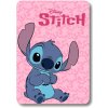 Dětská deka FARO Fleece deka Lilo and Stitch růžová