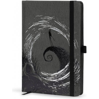 CurePink Poznámkový A5 blok A Nightmare Before Christmas: Moonlight Madness 14,8 x 21 cm SR72660 – Zboží Mobilmania