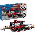 LEGO® City 60443 Zastávka v boxech F1 a personál s vozem Ferrari – Zboží Živě