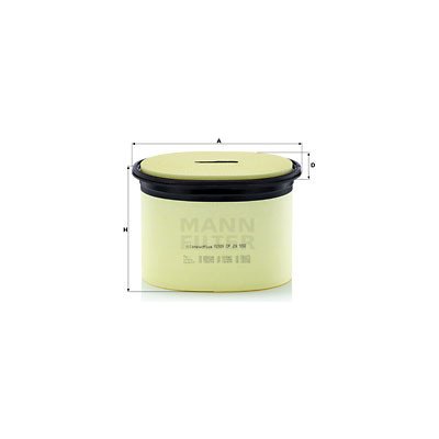 Vzduchový filtr MANN-FILTER CP 29 550 (CP29550) – Sleviste.cz