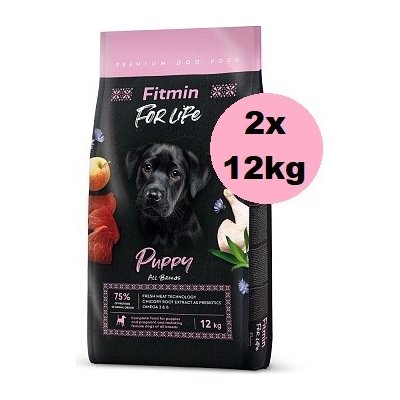 Fitmin Dog For Life Puppy 2x12kg